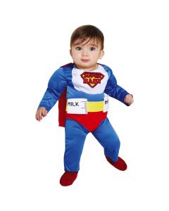 Superbaby costume, Superbaby, 6-12 month, blue, red, white