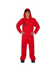 Kostum halloweeni per meshkuj, La casa de papel, M, kuqe