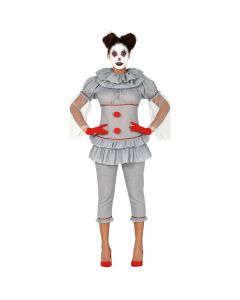 Kostum halloweeni per femra, killer clown, M
