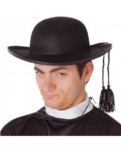 Priest,s hat men,s felt, one size, black