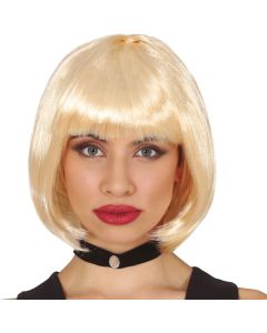 Wig Bobline synthetic, one size, blond