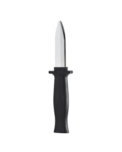 Retractable fake dagger knife, accessory, 19 cm, grey