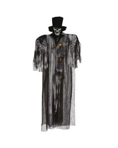 Halloween decorator, groom with hanging, 180 cm, grey/brown, 1 piece
