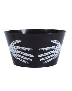Decorative bowl, halloween, plastic, 30x22 cm, black, 1 piece