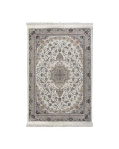 Persian carpet, 100% acrylic, beige / cream, 150 x 220 cm