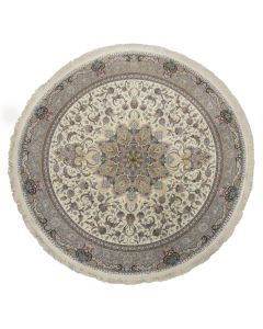 Tapet Persian i rrumbullakët, 100% akrilik, bezhë / krem, Dia. 200cm