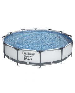 Bestway circular pool with filter pump, PVC / metal, blue, Dia. 4.27 mt x depth 1.07 mt