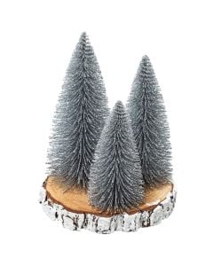 Small decorative table trees,  green,  2