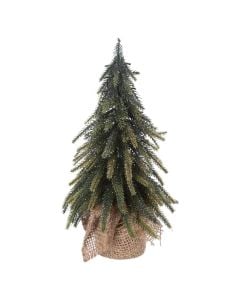 Pemë e vogël tavoline dekorative, polietilen, jeshile, 27 cm