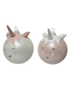 Sferë dekoruese, qelqi, ngjyra të ndryshme, Dia. 8 cm