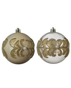 Sferë dekoruese, plastike, ngjyra të ndryshme, Dia. 8 cm