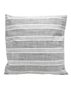 Decorative pillow, polyester, white + black, 50x50 cm