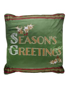 Decorative pillow, polyester, black, 50x50 cm