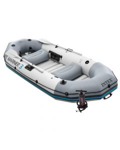 Intex inflatable boat, plastic, gray, 297 x 127 x 46 cm
