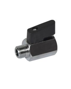 Spherical air valve, metal, M/F - 1/4