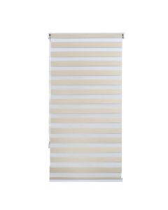 Zebra roll, polyester / plastic frame, beige, 80x175 cm
