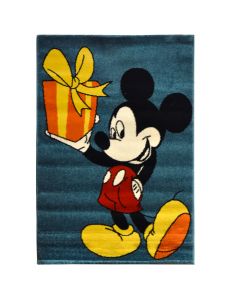 Tapet për fëmijë, personazh Mickey Mouse, frize, ngjyra të ndryshme, 133x190 cm
