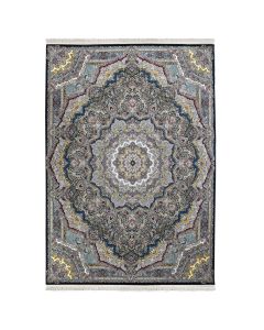 Persian carpet, 100% acrylic, blue with different colors, 300x400 cm