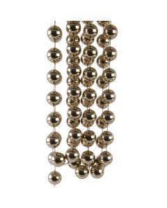 Decorative string, plastic, brown, 2 x 270 cm