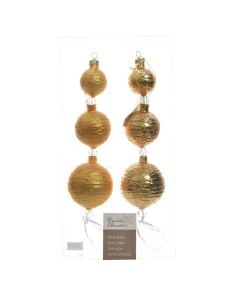 Decorative range, plastic, gold, dia5x18cm