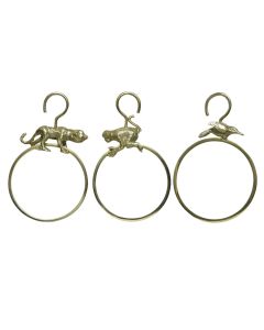 Unaza me personazhe , metalike, floriri, 5x20xH32cm