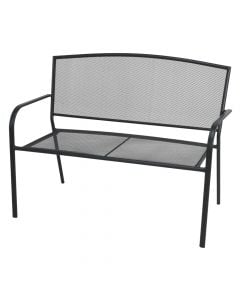 Stol, metalike ,gri e errët, 116x62xH88 cm