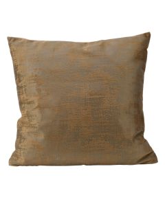 Decorative cushion, polyester, gold, 45x45 cm