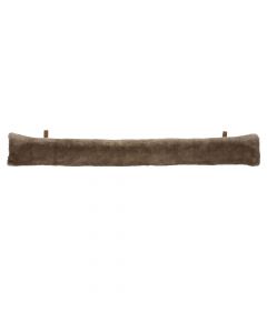 Door cushion, polyester, brown, 12x90 cm