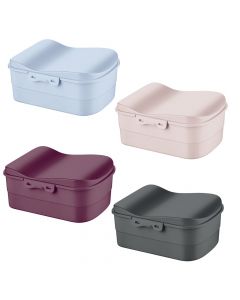 Food box with lid Luna, PP, different colors, 21x16.5x9.5 cm