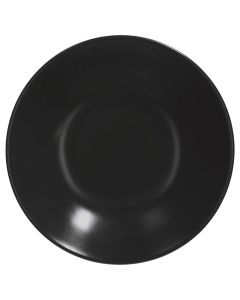 Pjatë e thellë, qeramikë, e zezë, Dia.22 cm