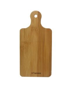 Cutting board, bamboo, brown, 21x10 cm