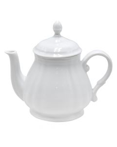 Çajnik me kapak Opera, porcelan, e bardhë, 1.15 L