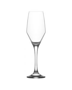 Gotë shampanje Ella (PK 3), qelq, transparente, 230 cc