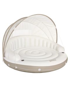 Komardare relaksi me tendë Intex, PVC, e bardhë / bezhë, Dia. 199xH150 cm