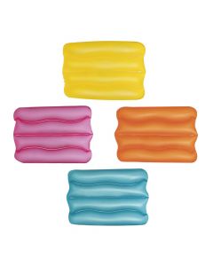 Bestway inflatable water cushion, PVC, different colors, 38x25x5 cm