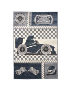 Florida carpet, car, freise, blue, 133x190 cm