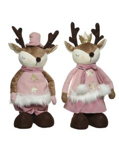 Personazhe dekoruese, polirezinë, rozë, 78 cm