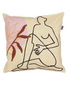 Decorative pillow, cotton, different colors, 45x45 cm