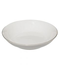 Soup plate, porcelain, white, Dia.20 cm