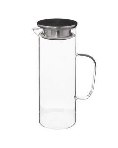 Pichete Droid water jug, glass, transparent, 24.8 cm / 1.1 Lt