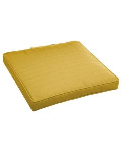 Korai chair seat cushion, polyester, mustard, 40x40 cm