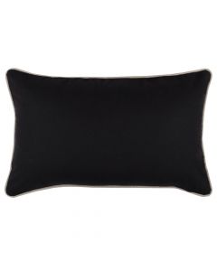 Jastëk dekorativ Duo, pambuk, e zezë, 30x50 cm