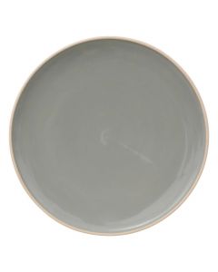 Asma serving plate, pottery, shades of gray, Dia.27 cm