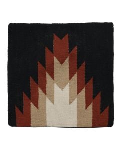 Cusion cover, 100% cotton, black with motifs, 50x50 cm