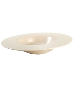 Pasta plate Inclined, ceramic, beige, Dia.28 cm