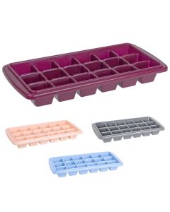 Set of ice molds (PK 2), plastic, different colors, 20x13 cm