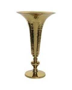 Vazo dekoruese, alumin, floriri, H50 cm