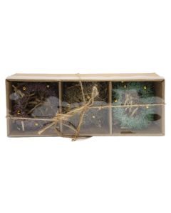 Decorative wreath, PE, different colors, 28x6 cm