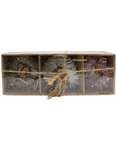 Decorative wreath, PE, different colors, 6x5 cm