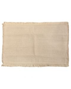 Rustico cushion cover, 90% cotton/10% polyester, beige, 30x45 cm